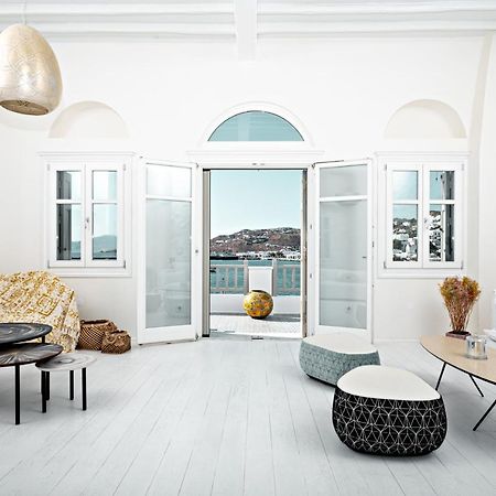 Pnoe Villa Mykonos Town Bagian luar foto