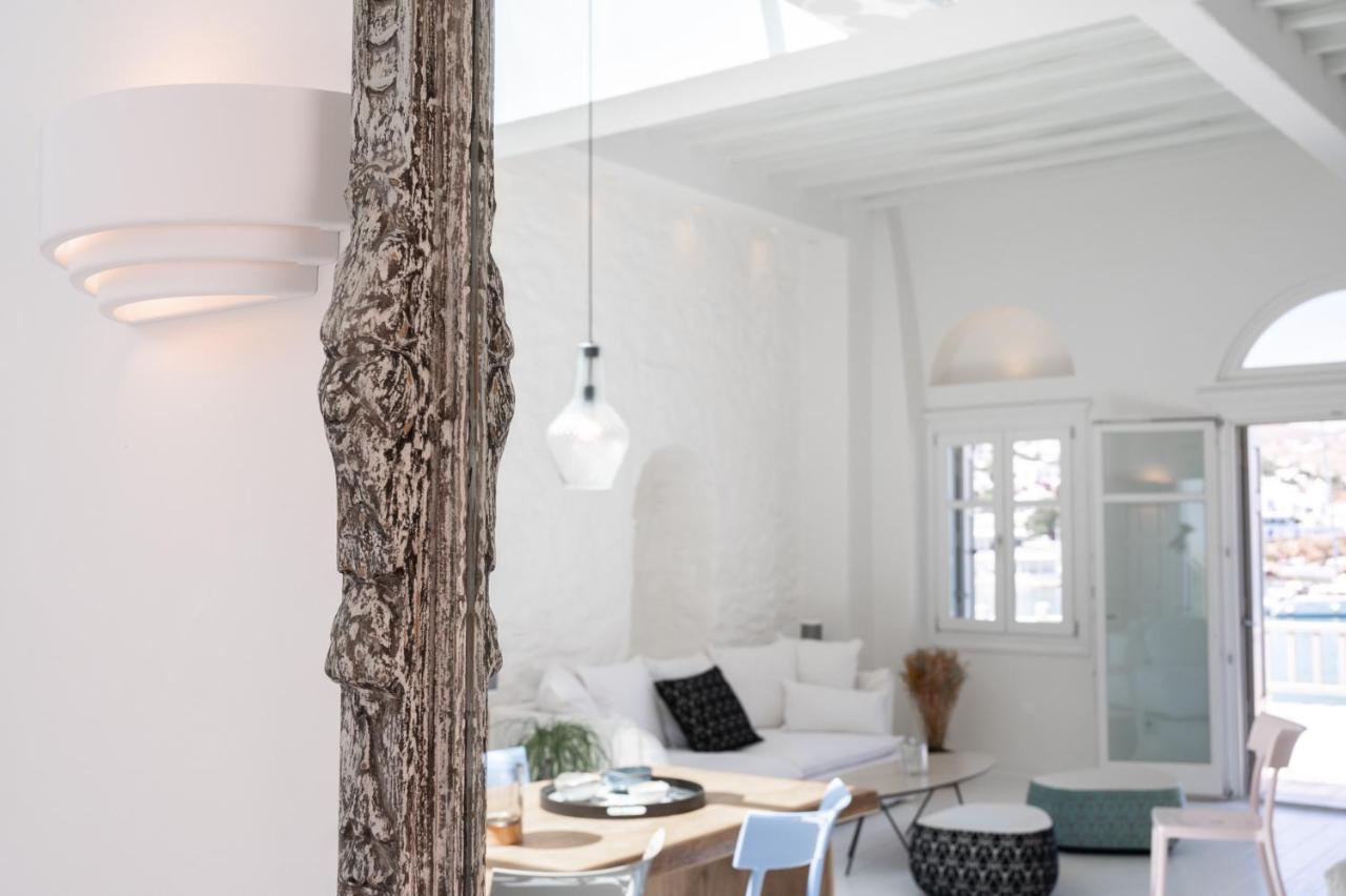 Pnoe Villa Mykonos Town Bagian luar foto