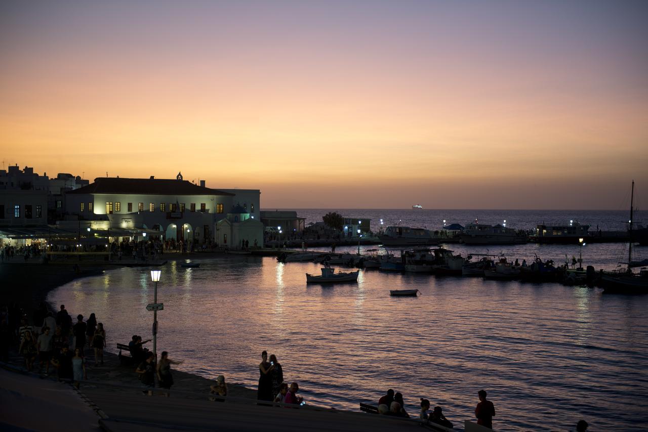 Pnoe Villa Mykonos Town Bagian luar foto
