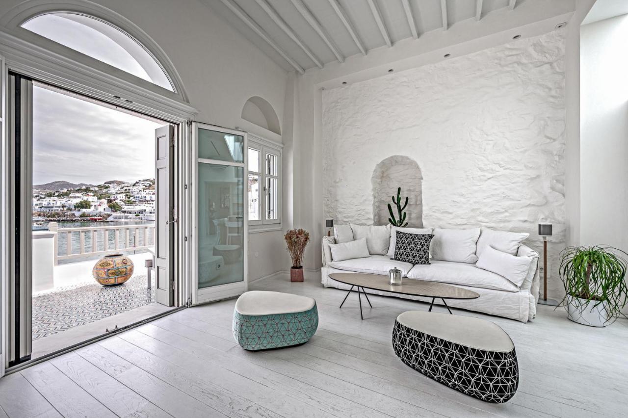 Pnoe Villa Mykonos Town Bagian luar foto