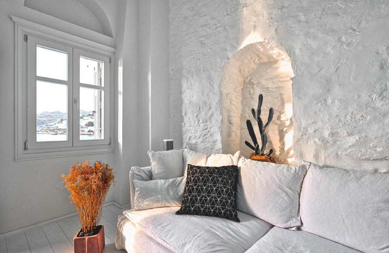 Pnoe Villa Mykonos Town Bagian luar foto